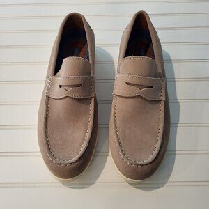 Men's Vince Camuto Kedron Suede Slip-on Penny Loafers, Beige, Size 11, Worn Once